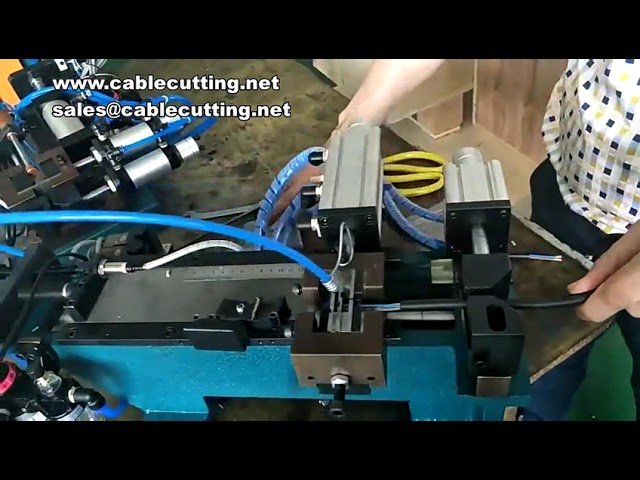 Hete stripmachine voor gevlochten datadraad | Kabel strippen op hoge temperatuur