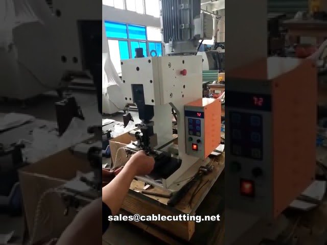Mute Europe WPM-2000ULN 1 – Professionele kabelschoenpersmachine voor draadverwerking