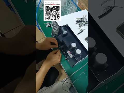 Automatische borstel- en twistmachine voor metalen afschermvlechten