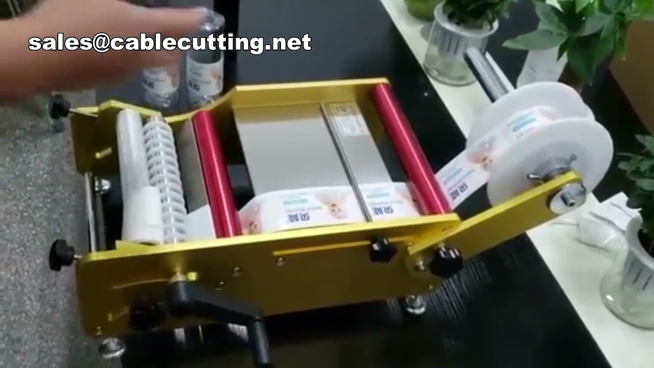 Handmatige ronde fles etiketteermachine - Betaalbaar & Precies voor kleine bedrijven