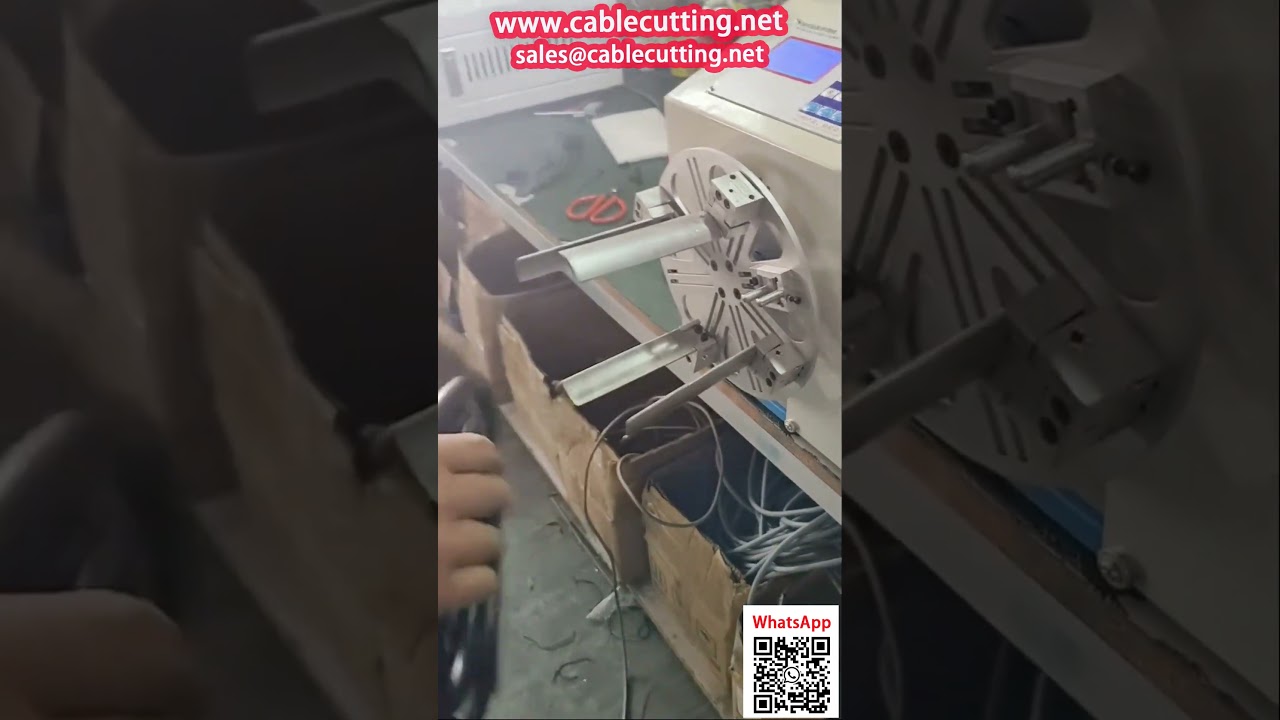 Automatische opwind- en bindmachine voor draad – hoge snelheid, 1 stuk per seconde