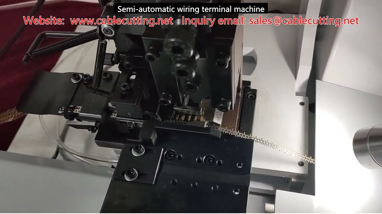 Halfautomatische kabelterminalmachine | Efficiënt en precisiewerk