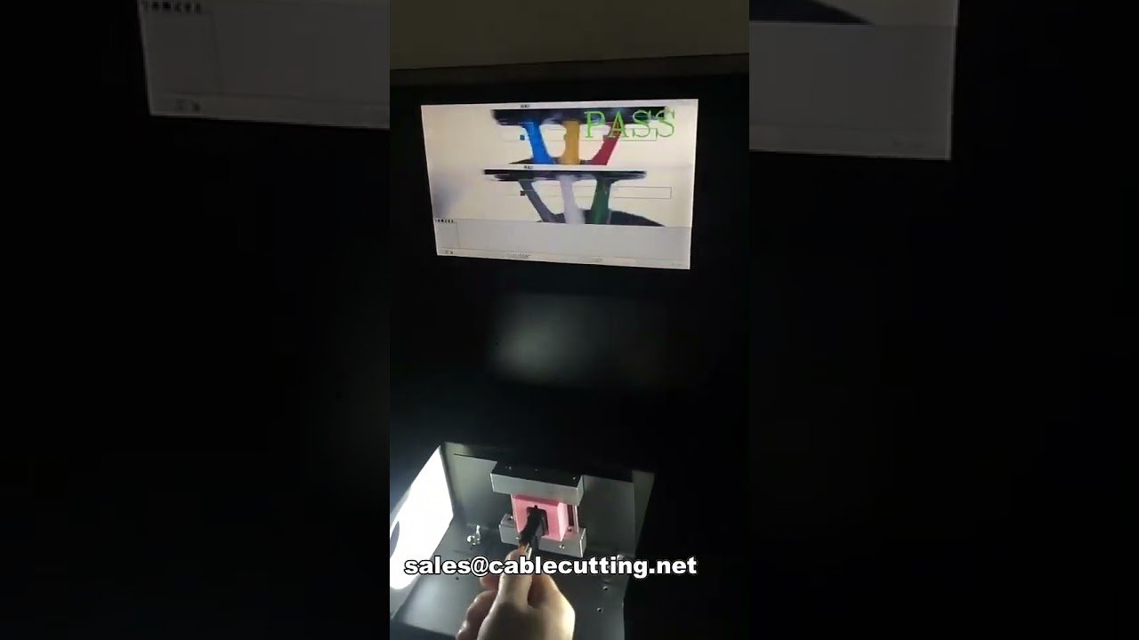 WPM-8AB testmachine voor kleurvolgorde en plaatsing van dubbele rij behuizingen