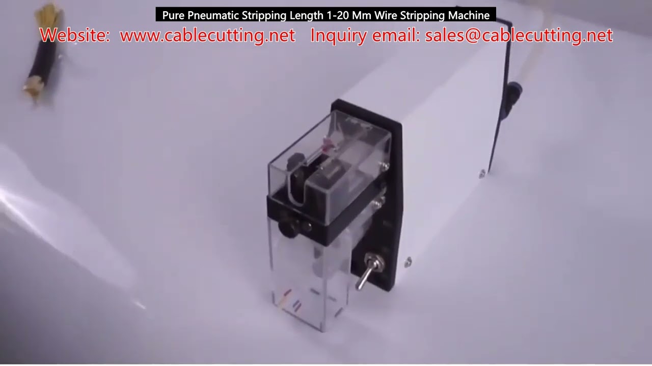 Pneumatische draadstripmachine – precieze striplengte 1-20 mm voor industriële automatisering