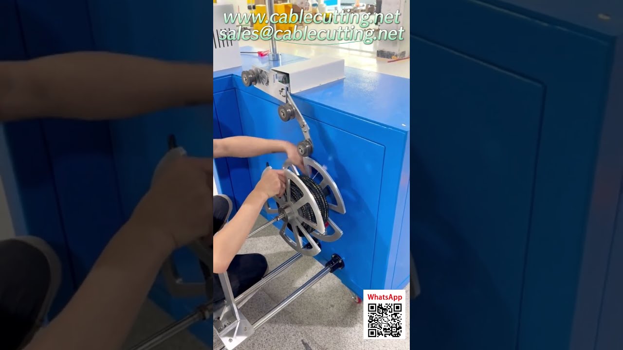 Universele Wikkelmachine voor Draad, Staalkabel, Slangen en Rubber Strips