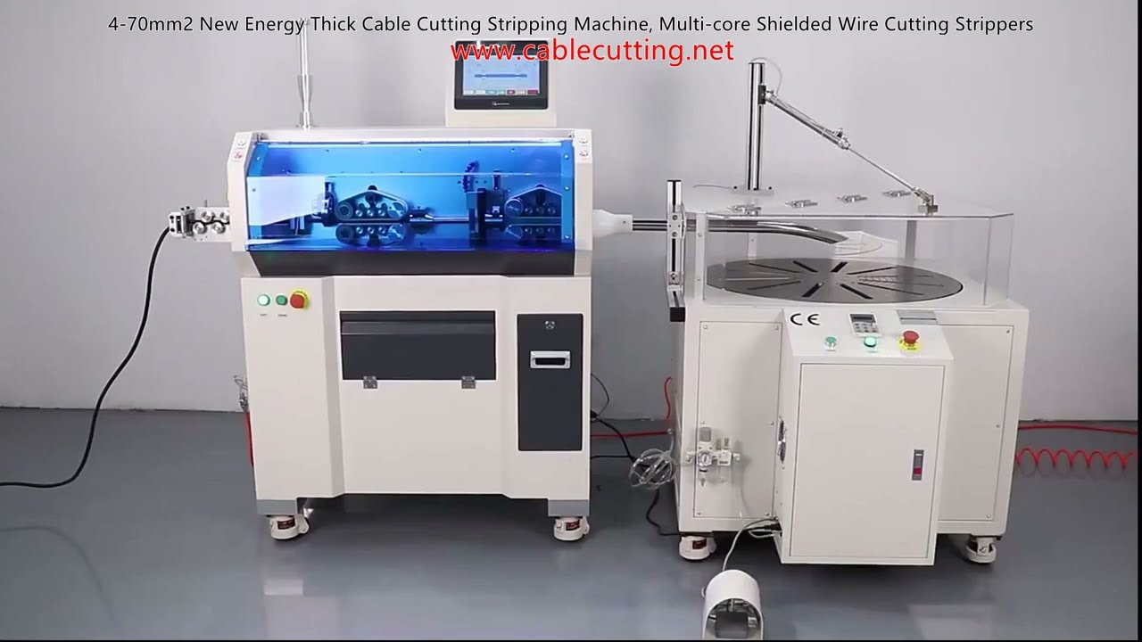Kabelstripmachine 4-70mm²: Automatisch Snijden & Strippen van Nieuwe Energie Dikke Kabels