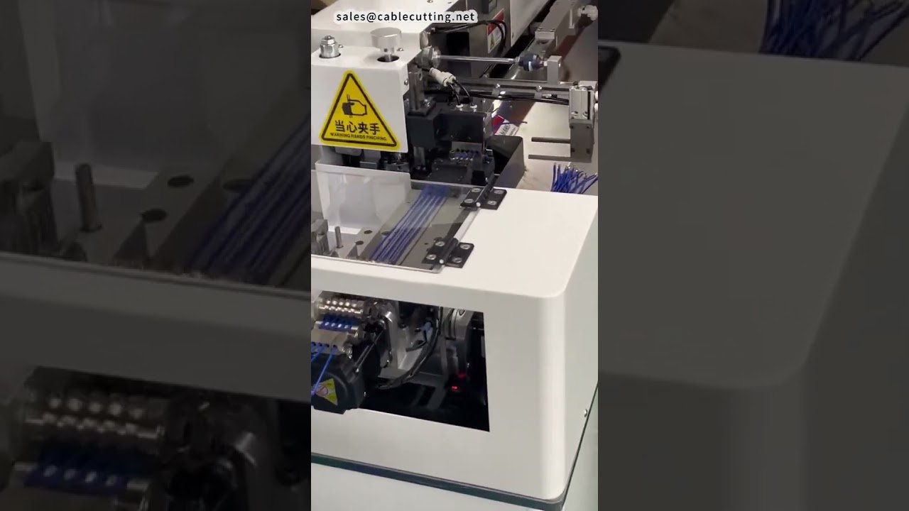 5-draads parallelle krimp- en vertinmachine – Kwaliteitsfocus voor fabrieksautomatisering #fabriek #machine