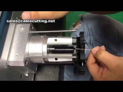 Testvideo: coaxiale kabelstripmachine voor Kablo RFKX-kabels