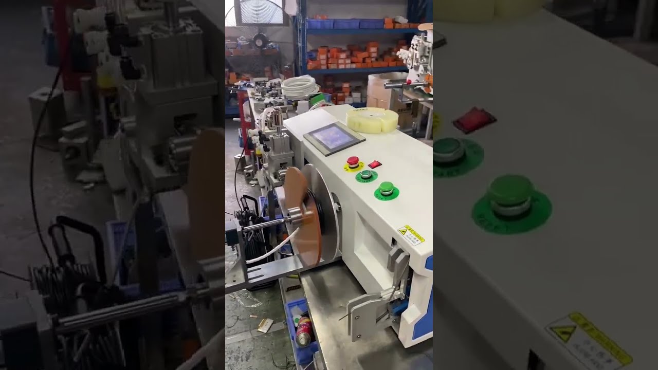 81: Snelle & eenvoudige tafelmodel draadopwikkel- en bindmachine met netjes sorteren