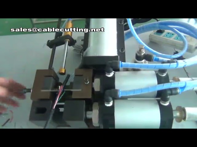 Pneumatische Kabelmantel Stripper | Snelle & Nauwkeurige Draadstripmachine voor Industriële Automatisering