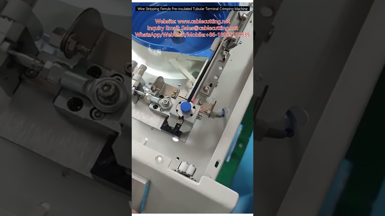 Automatische draadstripmachine voor krimpen van geïsoleerde kabelhulzen en buisvormige aansluitingen