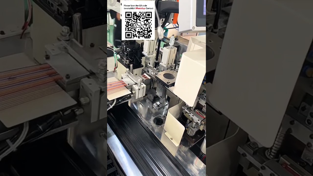 Automatiseer uw productie: Volledig automatische machine voor ribbon wire crimpen, behuizing plaatsen & vertinnen