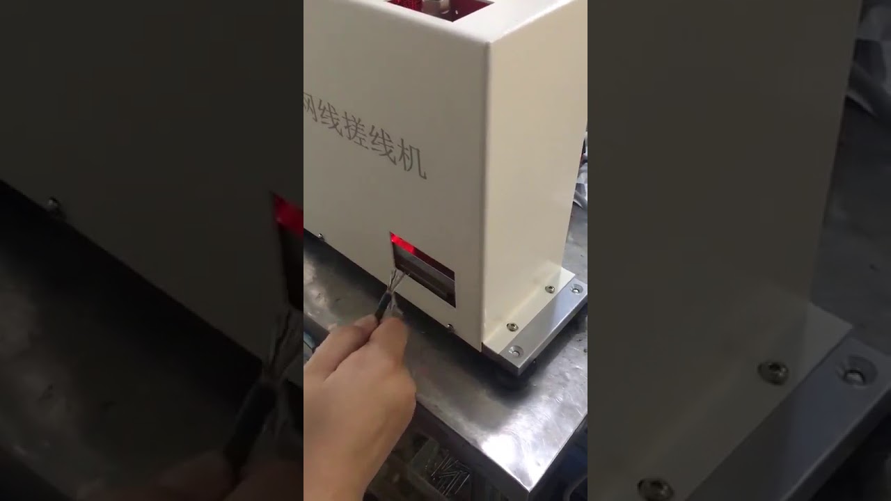 Automatische RJ45 Ethernet kabel rechtmaakmachine voor efficiënte productie