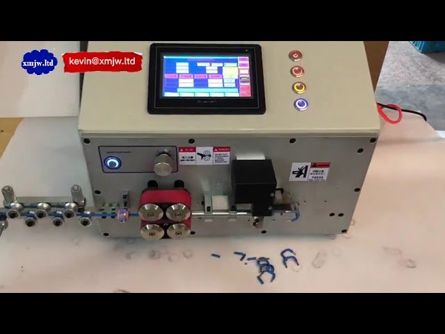 Volautomatische draadstripmachine, kabelknipper en spoelbuiger – met after-sales service