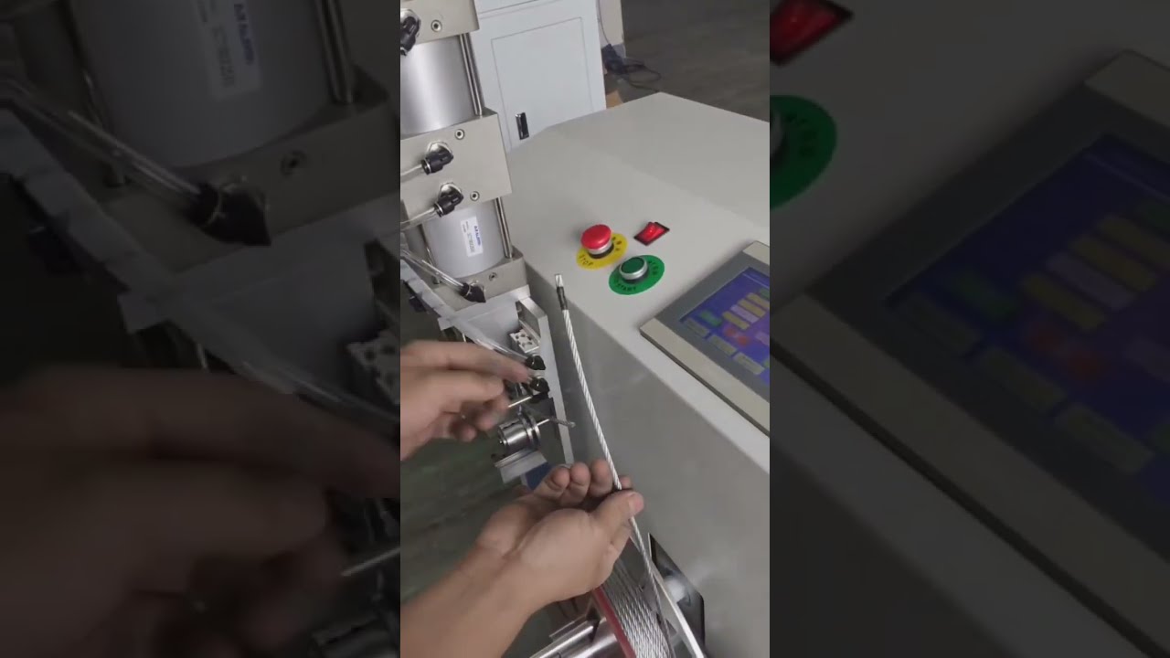 Automatische staalkabelmachine: tellen, sorteren, knippen, oprollen & binden | #autoindustrie