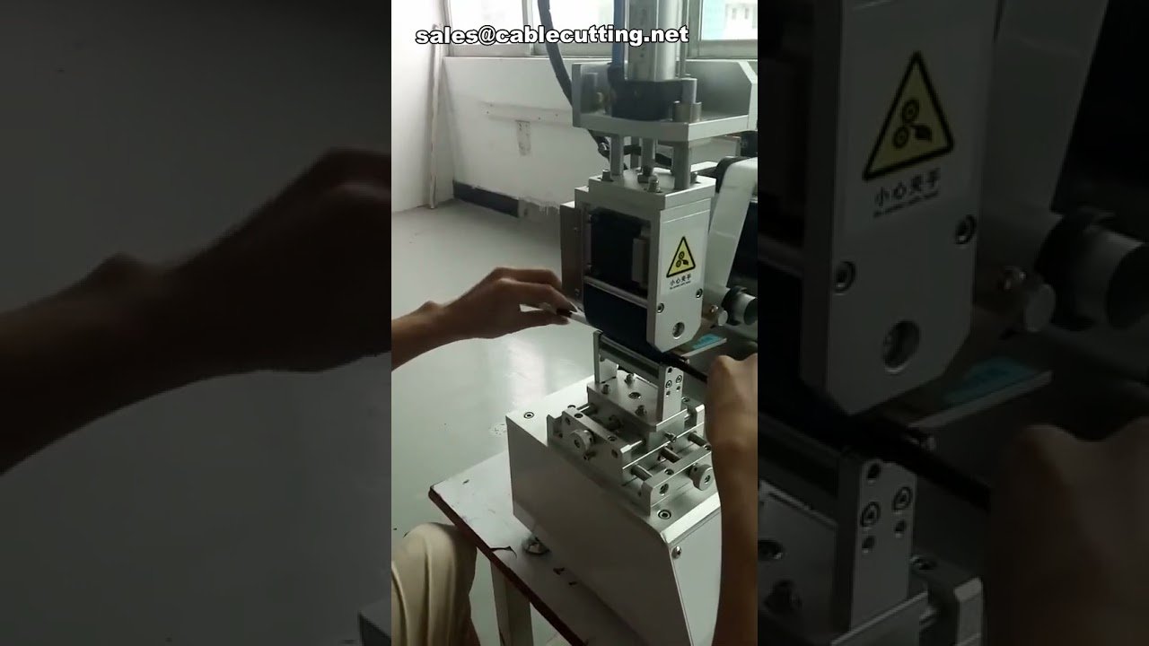 Automatische draad- en kabellabelmachine | Gevouwen vlaglabels voor efficiënte productie