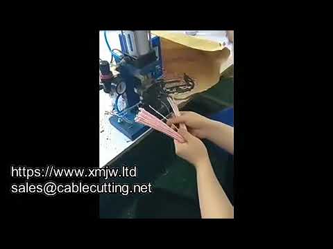 WPM 150a - Verticale Elektrische Verwarmingsstripmachine voor Meeraderige Kabels