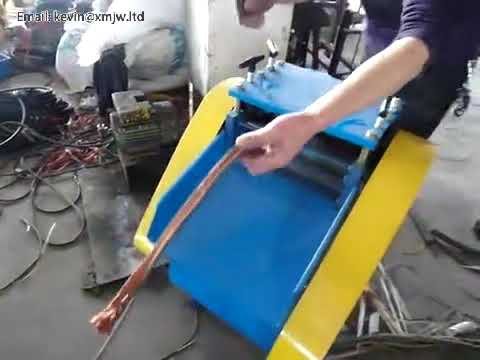 Snelwerkende koperdraad stripmachine voor recycling van afvalkabels – geschikt voor diverse draadsoorten