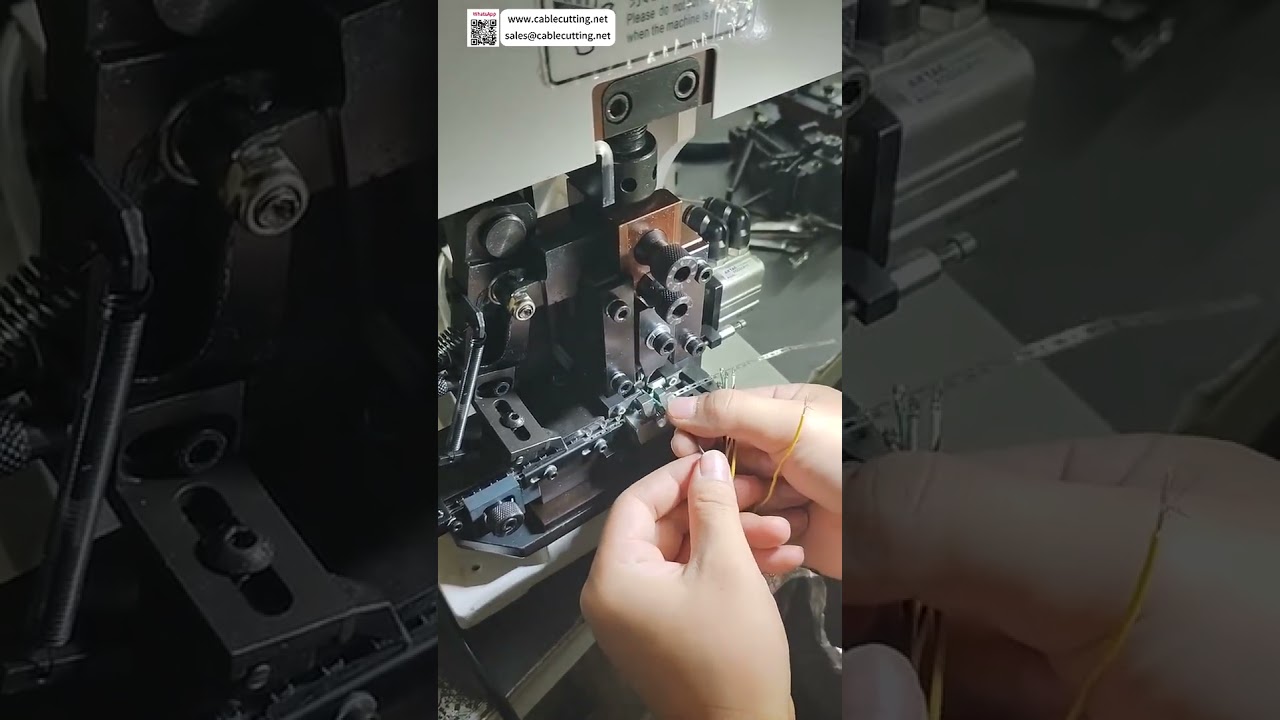 Professionele enkeldraads stripp- en krimpmachine – Perfect afgesteld voor 2,5 mm terminals