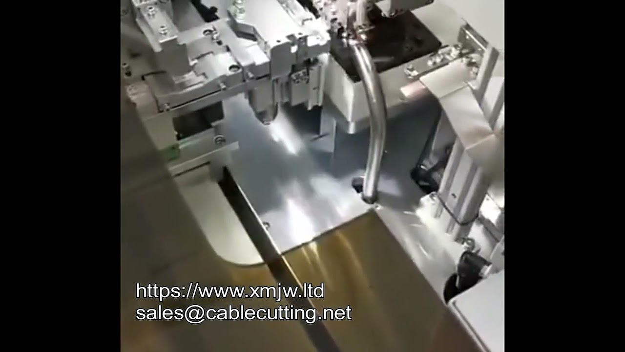 Volledig automatische lintdraadpons- en dompelmachine | Krimpmachine voor vlakke lintdraden
