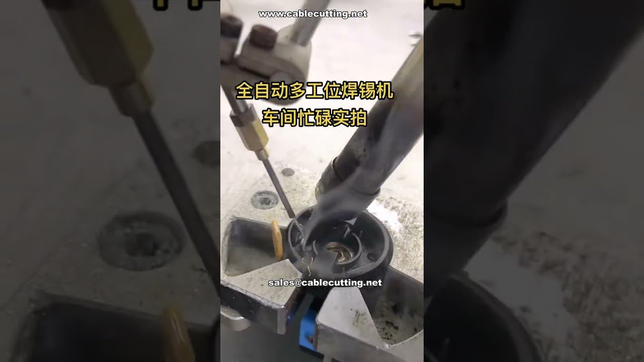 Klantendemo: Volledig automatische meerstationssoldeermachine – hoge prestaties in de fabriek
