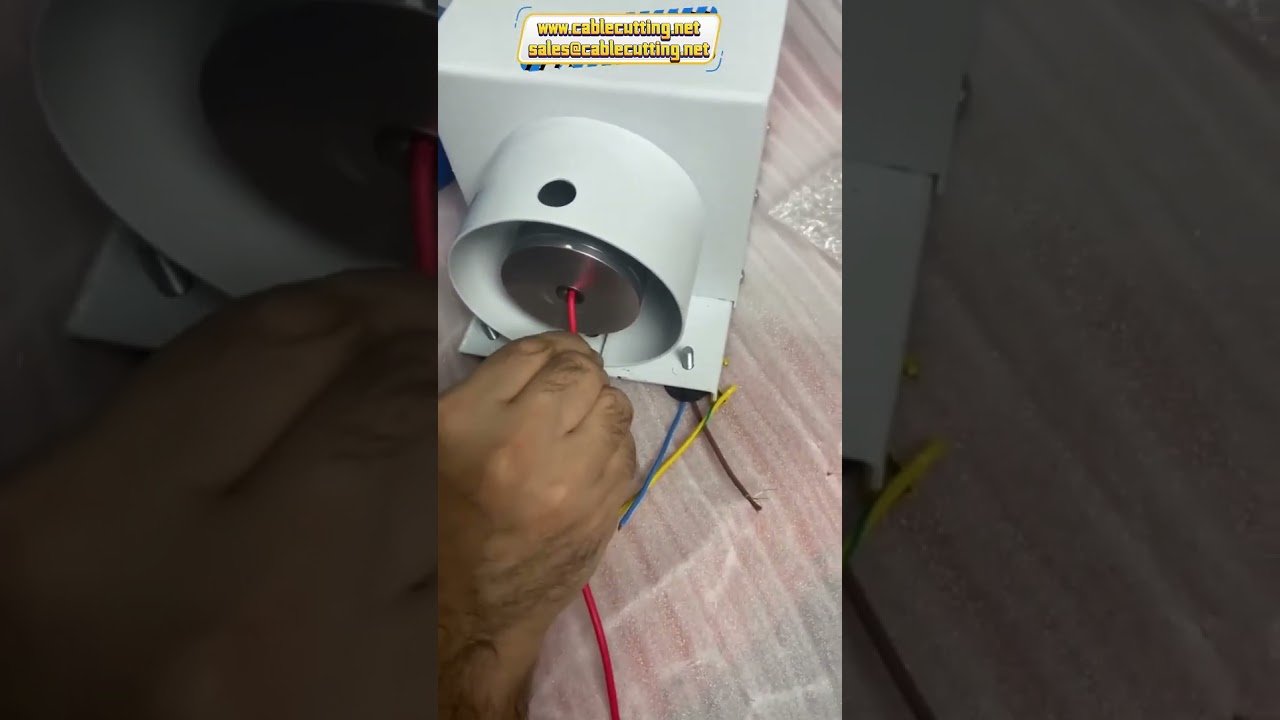 Elektrische draadstripmachine met motor – koperdraad pellen en twijnen (0,1-4,5 mm)