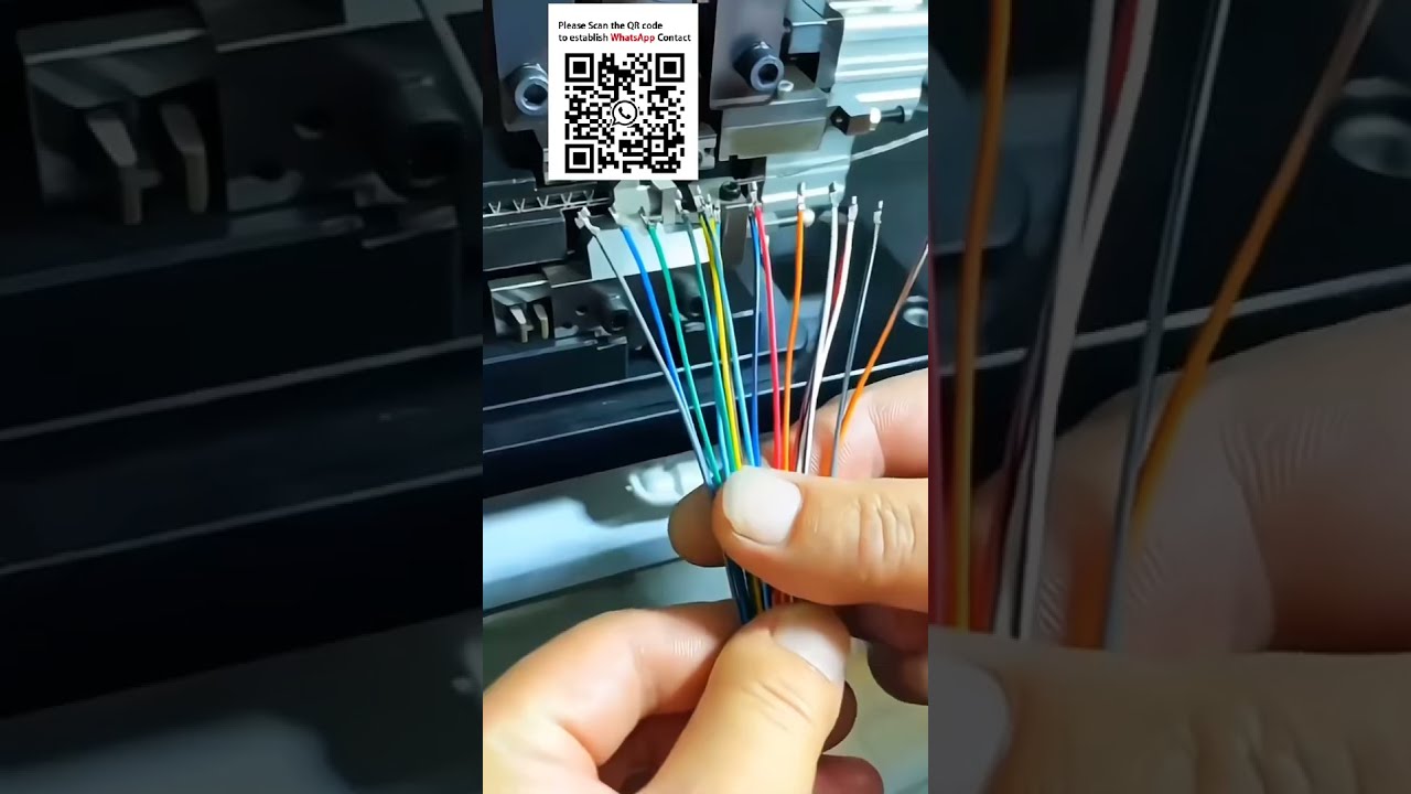 Automatische draadstrip- en krimpmachine met drukbewaking | Slimme productie