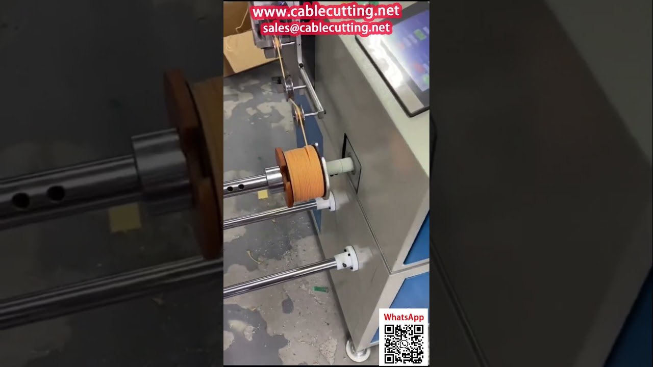 Automatische precisie opwindmachine voor katoenen koord – met laagvorming en meter teller