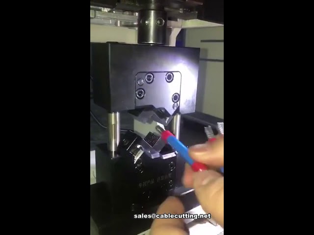 Automatische kabelkrimpmachine - Vierkantmatrijs zonder wisselen