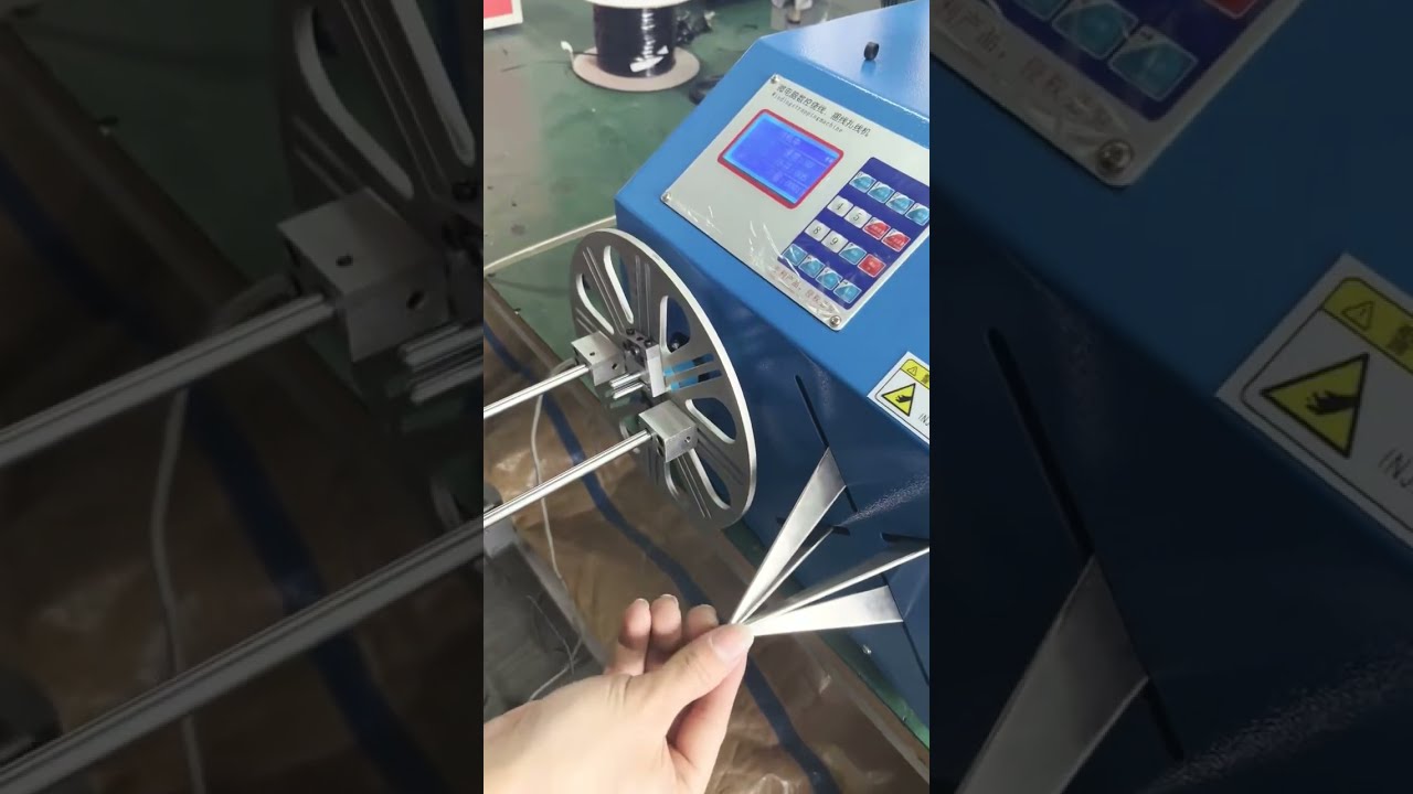 Datakabel wikkelmachine voor optimale productie-efficiëntie | #machine #kabelstripmachine #fabriek #automobiel