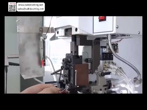 Semi-automatische meeraderige mantelkabel strip- en krimpmachine - Smart EV Harness Proces