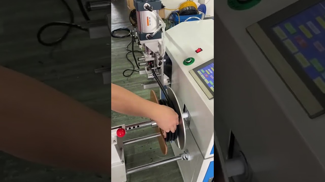 Veelzijdige Oprolmachine: Nauwkeurig Meten, Instelbare Snelheid & Netjes Sorteren #fabriek