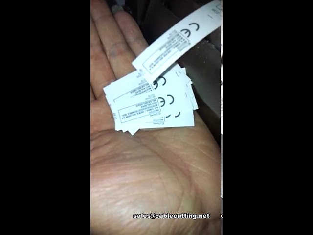 Automatische lintetiket snijmachine – Nauwkeurig & snel etiketteren