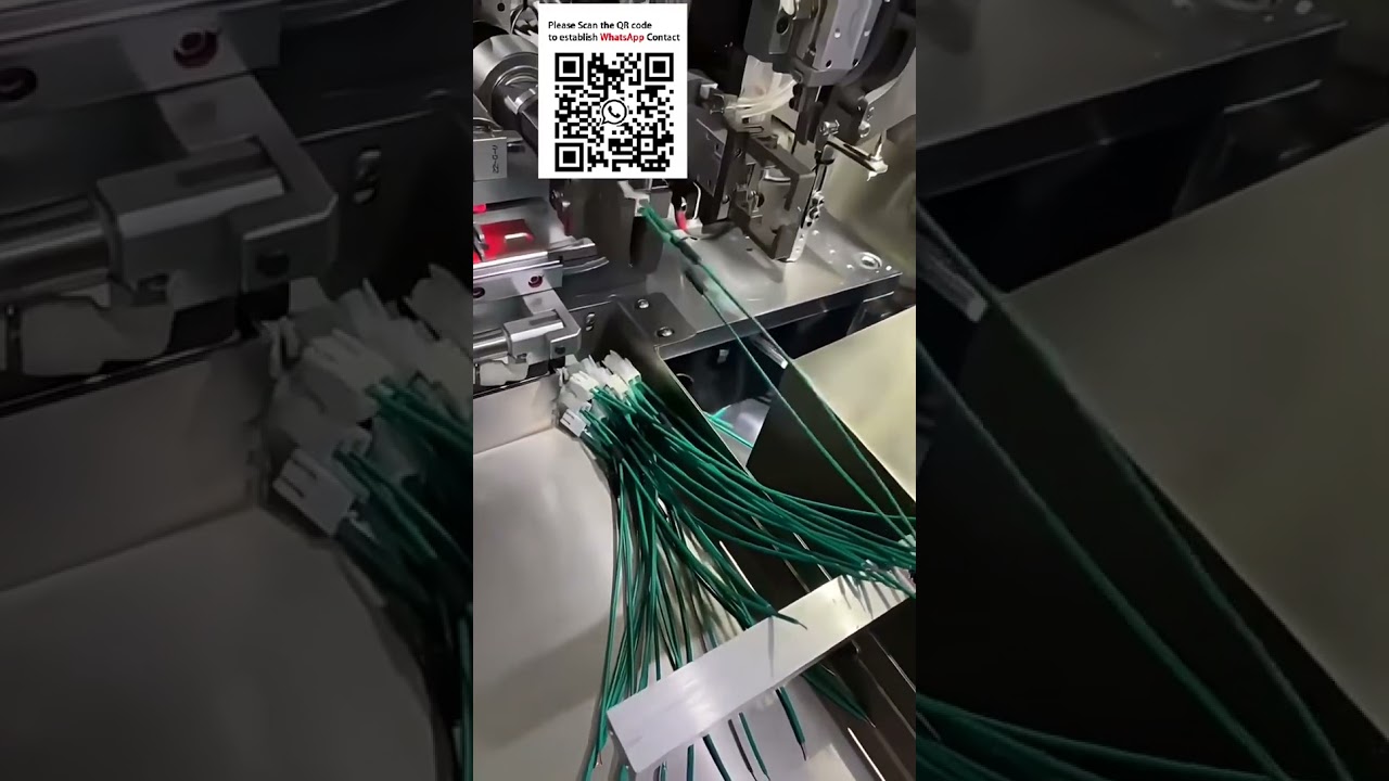 Alles-in-één machine: knippen, strippen, crimpen, behuizing plaatsen, vertinnen, krimpkous aanbrengen en printen #Volledig Automatisch
