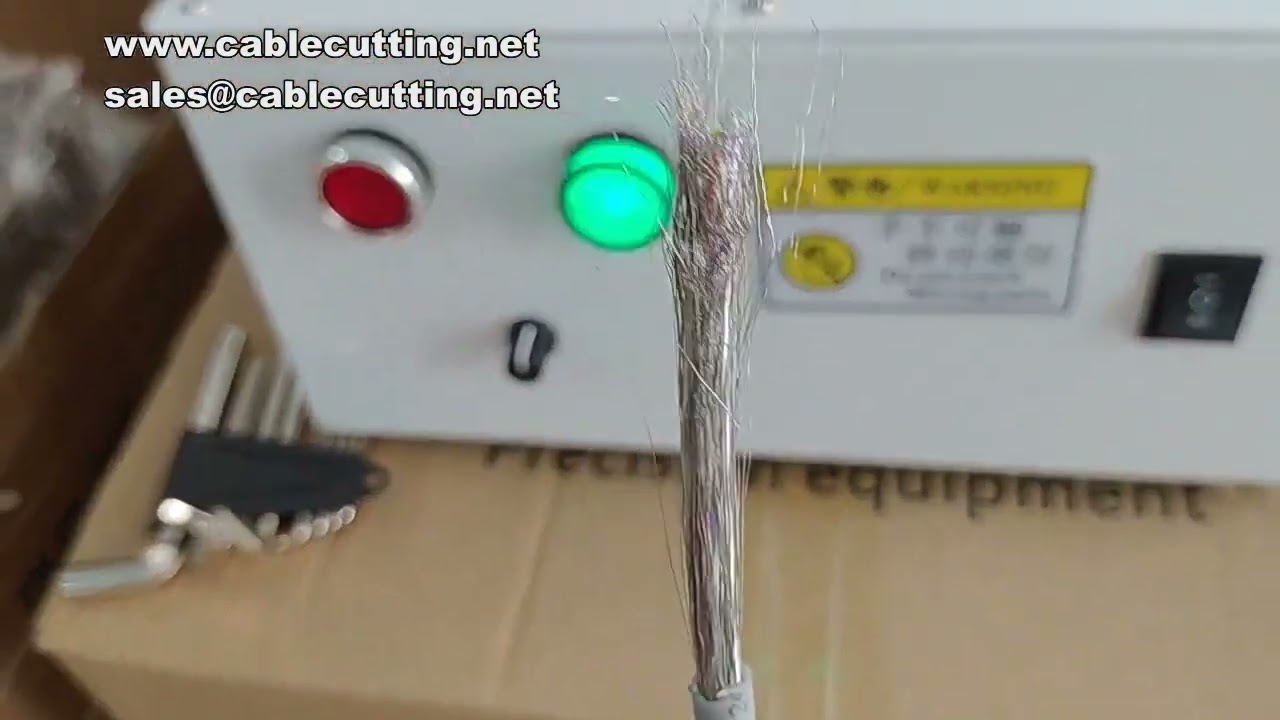 Datakabel afscherming splitter & stripmachine - Gevlochten lijn stripmachine voor automatisering