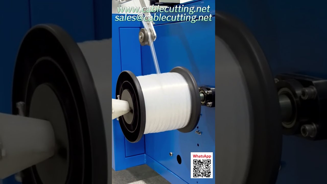 Industriële automatische haspelmachine voor draad, staalkabel, slangen en strips