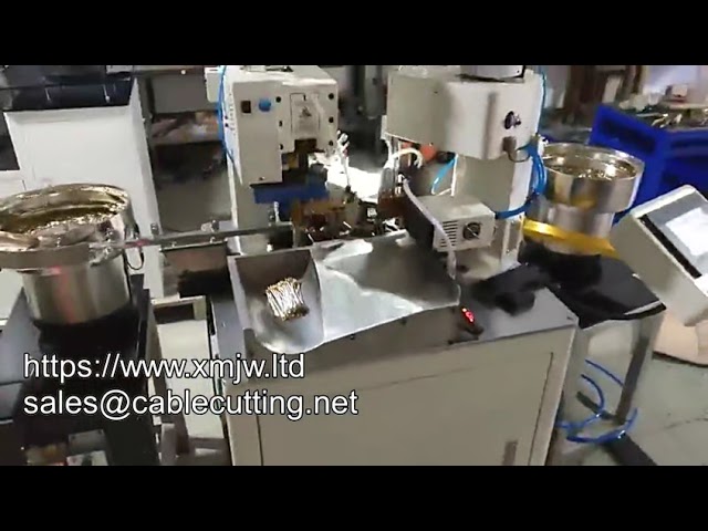 101-Y-W Volledig Automatische Kabelcrimpmachine – Beide Uiteinden Knippen, Strippen & Crimpen voor Bulkverwerking