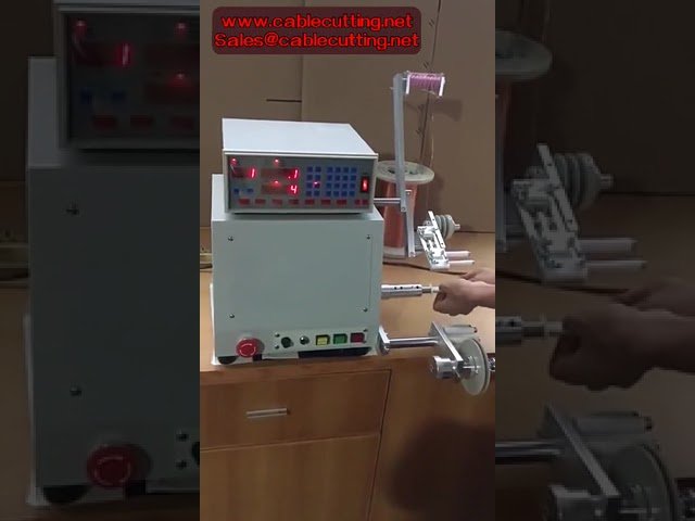 Nieuwe 750W automatische draadwikkelmachine met computerbesturing voor 0,1-2,5mm draad, 220V