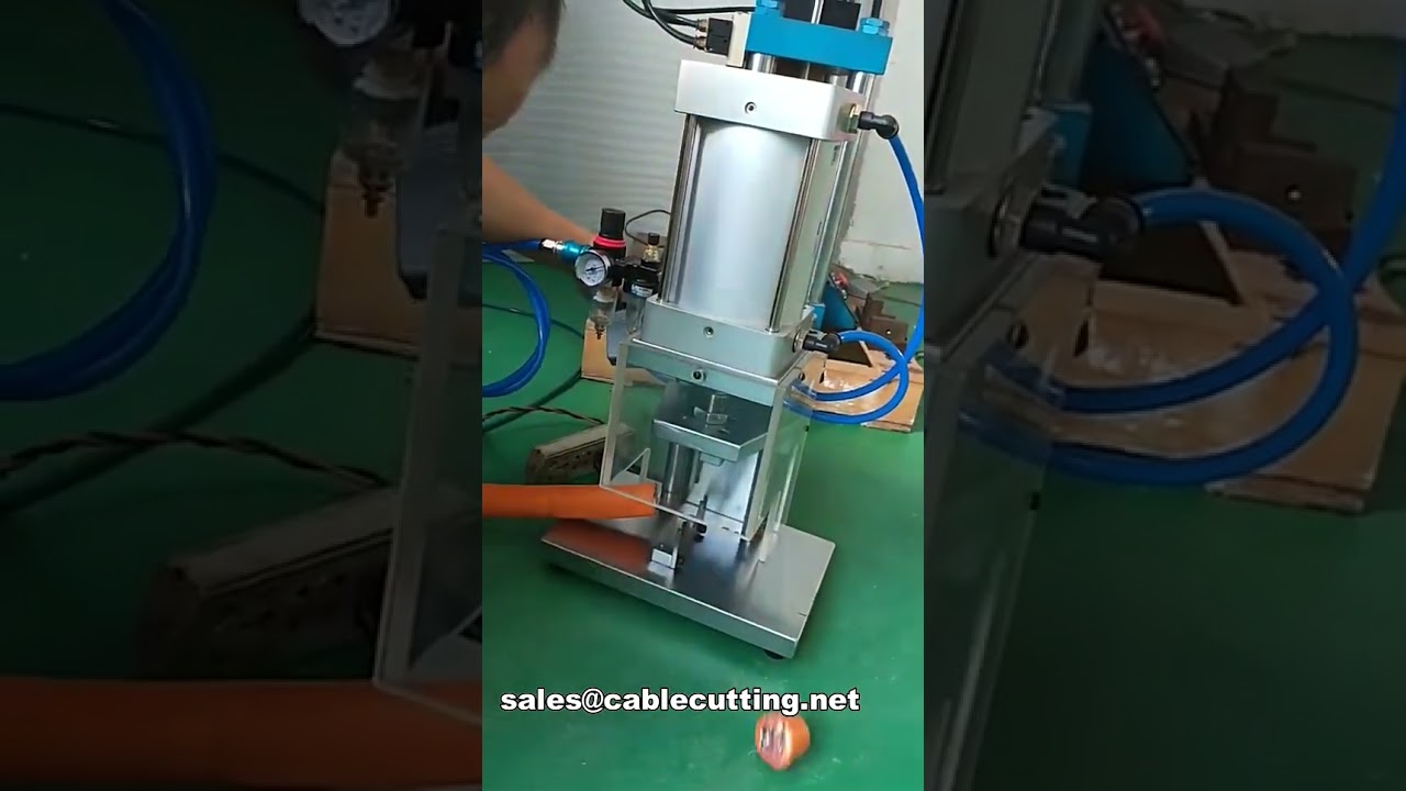 Pneumatische kabelknipper WPM-5-150mm – Grote vierkante machine voor hoge productie
