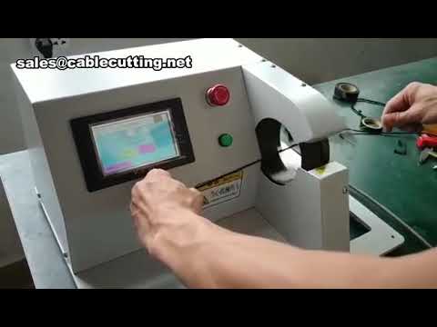 Touchscreen draadboom tapeermachine - Automatische kabelwikkeling