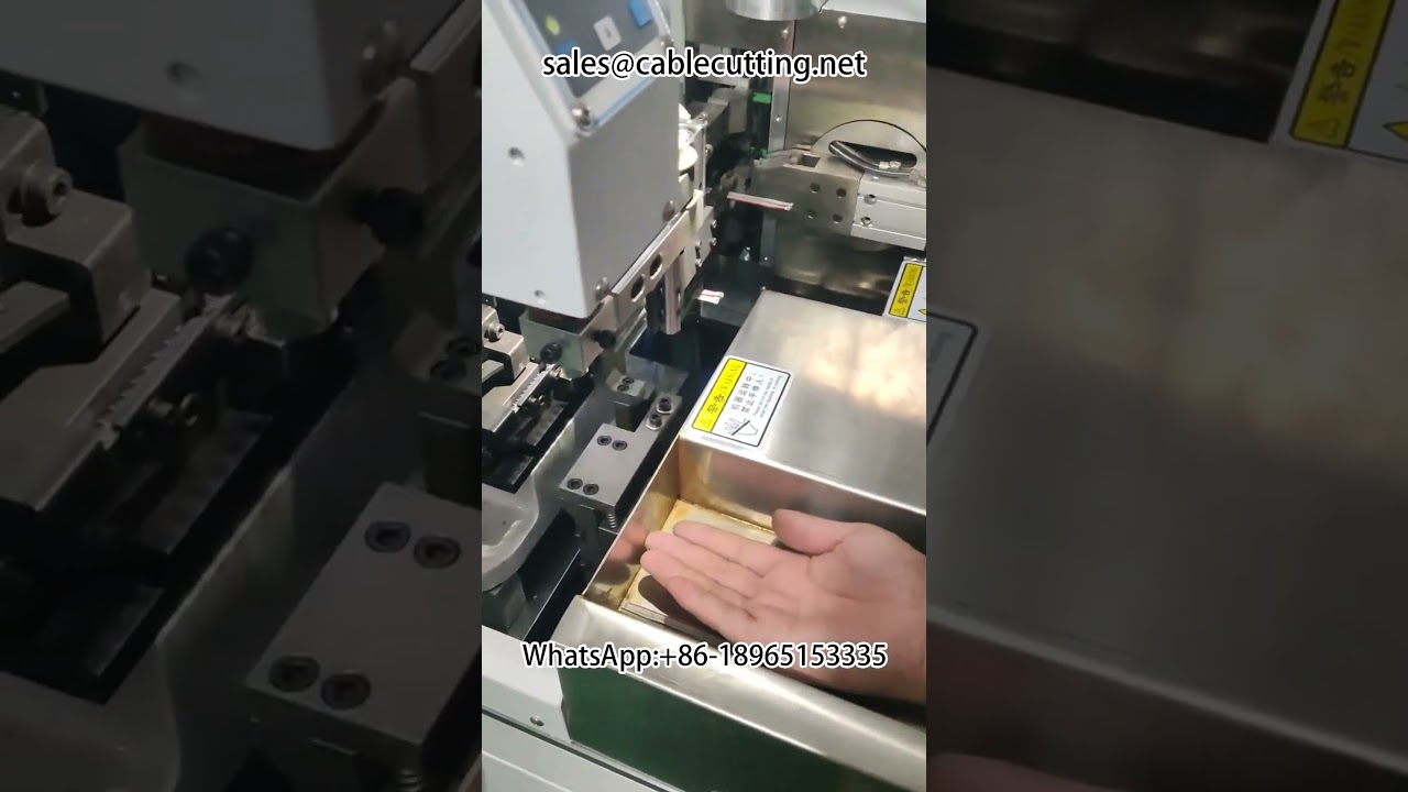 Automatische dubbelzijdige draadstripmachine | #kabelboomapparatuur #automatiseringsapparatuur