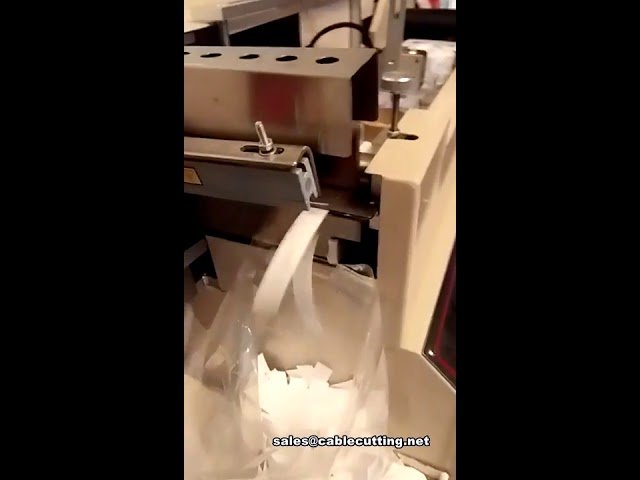 Automatische hogesnelheid snijmachine voor waslabels en tape | Industriële verpakkingsautomatisering