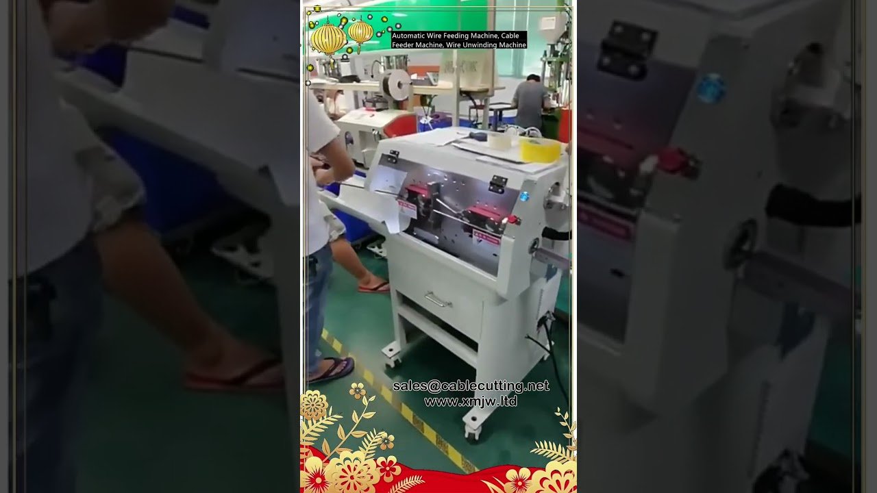 Automatische draadaanvoer- en afrolmachine – Efficiënte kabelverwerking en productieoptimalisatie