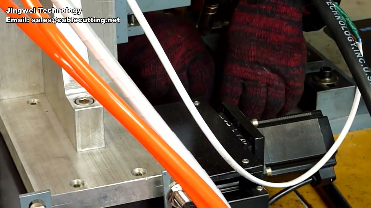 Draadkabel snijmachine | Metaalstaal recht- en snijmachine | Industriële kabelverwerking