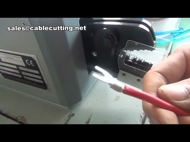 Professionele Terminalkrimpmachine voor Geïsoleerde Connectoren | Automatisch & Precisie