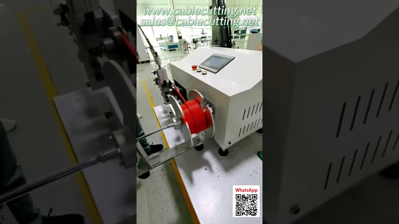 3-in-1 automatische kabelopwikkelmachine: meten, knippen & netjes traverseren
