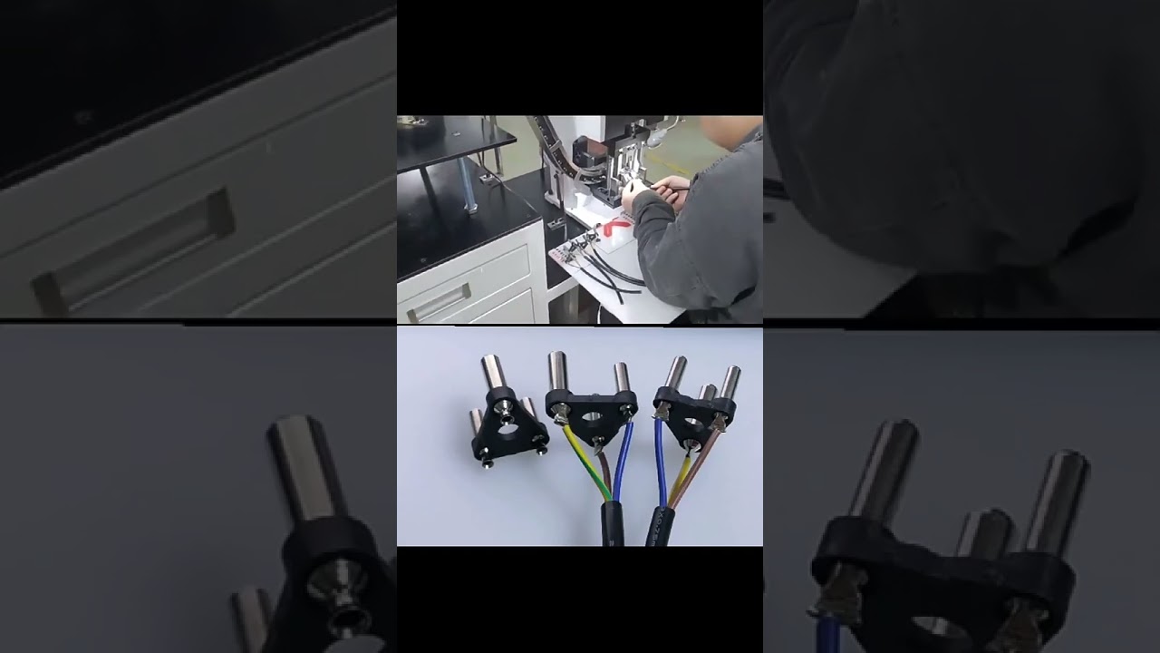 3T Automatische Schuifrail Terminalmachine met Trilvoeder - Australische Standaard Figuur Acht Dubbel