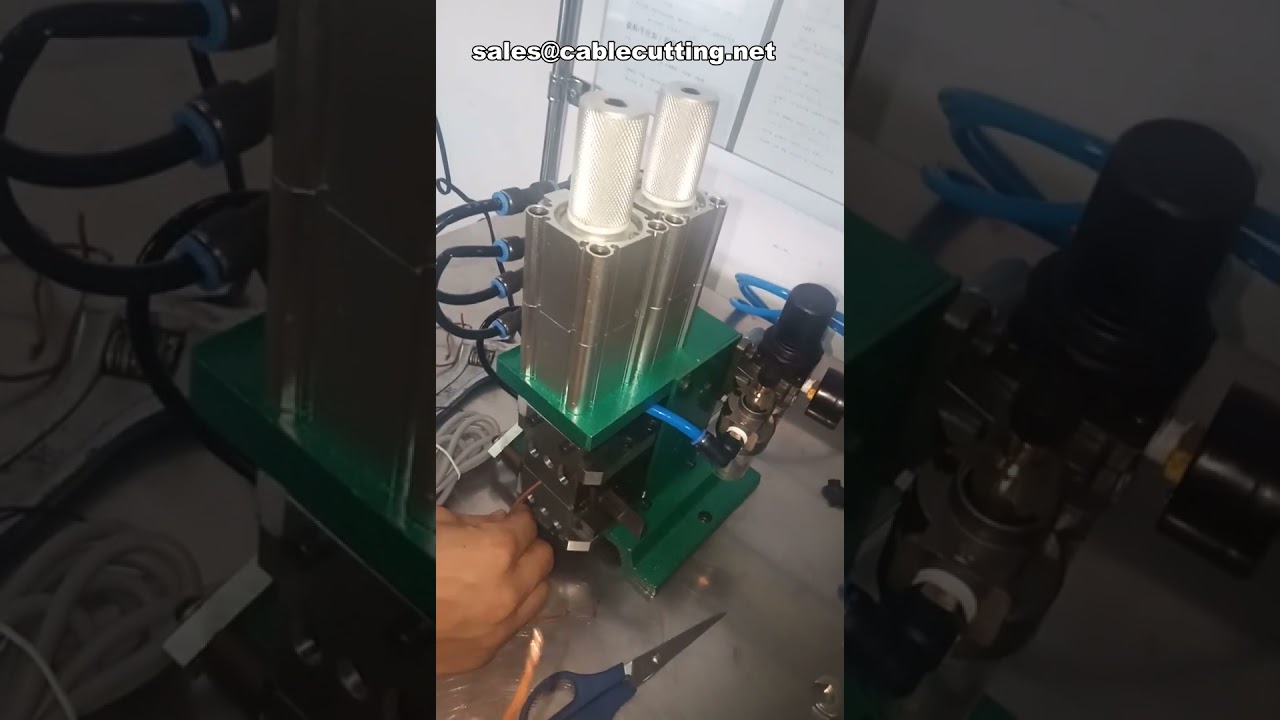 Verticale Draadstripmachine - Efficiënte Draadontmanteling & Industriële Verwerking