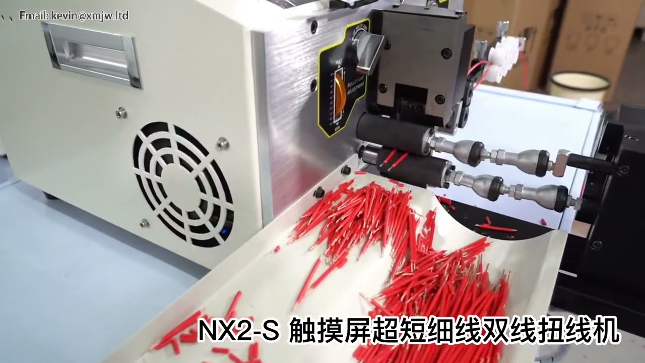 SWT508 NX2 S Elektrische Dubbele Draad Twistmachine 350W Automatisch Touchscreen Kabelstripper