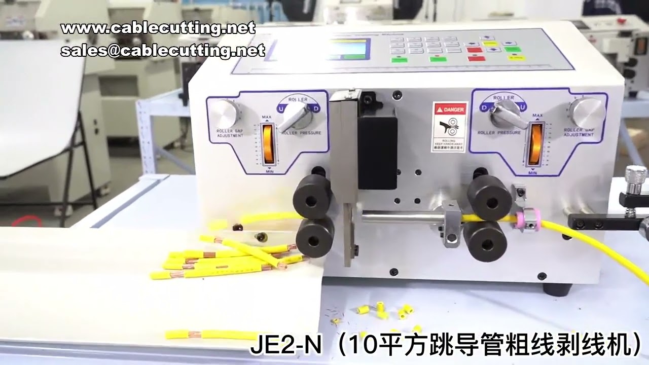 JE JE2 0 1 10mm² Automatische Draadstripmachine – Touchscreen Kabelstripper & Knipper